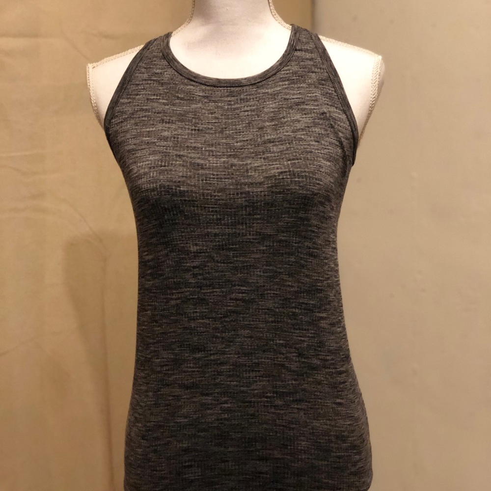 Grey Athleta workout shirt